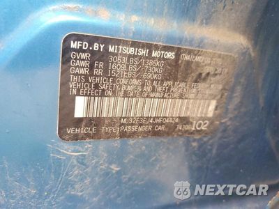 Zdjęcie 12 z 12 samochodu: 2018 MITSUBISHI MIRAGE G4 ES VIN:ML32F3FJ4JHF04424 - miniatura