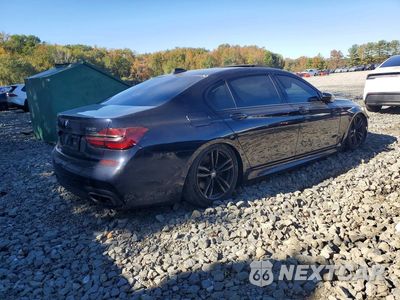 Trzecie zdjęcie samochodu z tyłu: 2018 BMW 750 XI VIN:WBA7F2C58JG424886 - miniatura