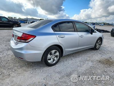 Trzecie zdjęcie samochodu z tyłu: 2014 HONDA CIVIC LX VIN:19XFB2F52EE030750 - miniatura