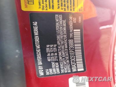 Zdjęcie 12 z 12 samochodu: 2014 BMW 435 I VIN:WBA3T3C51EP736888 - miniatura