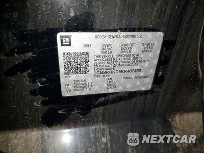 Zdjęcie 14 z 14 samochodu: 2019 CHEVROLET SUBURBAN K1500 LT VIN:1GNSKHKC5KR407360 - miniatura