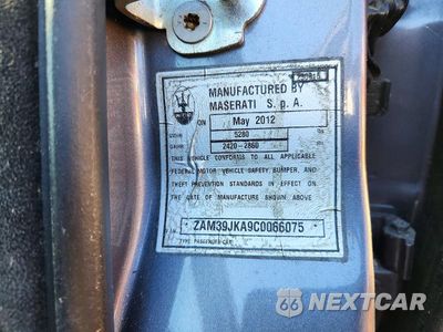 Zdjęcie 12 z 12 samochodu: 2012 MASERATI QUATTROPORTE S VIN:ZAM39JKA9C0066075 - miniatura