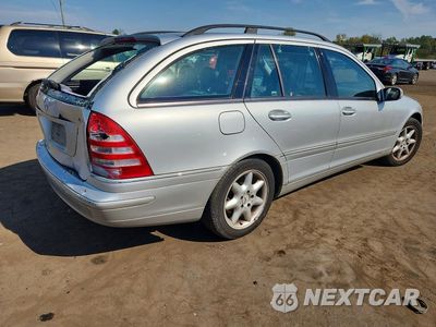 Trzecie zdjęcie samochodu z tyłu: 2003 MERCEDES-BENZ C 320 4MATIC VIN:WDBRH84J93F395099 - miniatura