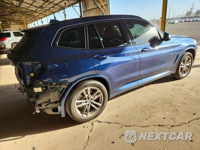 Trzecie zdjęcie samochodu z tyłu: 2021 BMW X3 SDRIVE30I VIN:5UXTY3C0XM9H51032 - miniatura