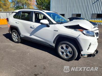 Czwarte zdjęcie samochodu z boku: 2020 TOYOTA RAV4 XLE HV VIN:2T3RWRFV8LW075638 - miniatura