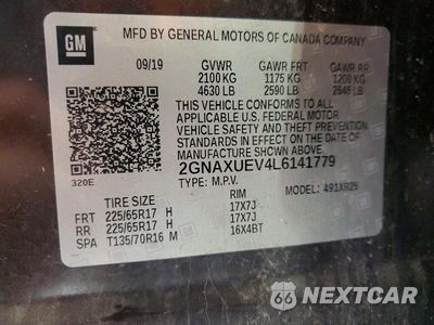 Zdjęcie 12 z 12 samochodu: 2020 CHEVROLET EQUINOX LT VIN:2GNAXUEV4L6141779 - miniatura