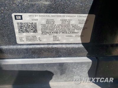 Zdjęcie 12 z 12 samochodu: 2019 CHEVROLET EQUINOX LS VIN:2GNAXHEV3K6123957 - miniatura