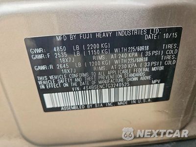Zdjęcie 12 z 12 samochodu: 2016 SUBARU OUTBACK 3.6R LIMITED VIN:4S4BSENC7G3240525 - miniatura
