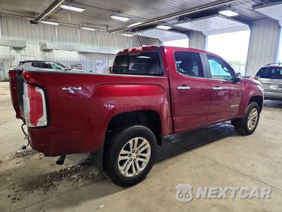 Trzecie zdjęcie samochodu z tyłu: 2017 GMC CANYON SLT VIN:1GTG6DEN9H1299342 - miniatura