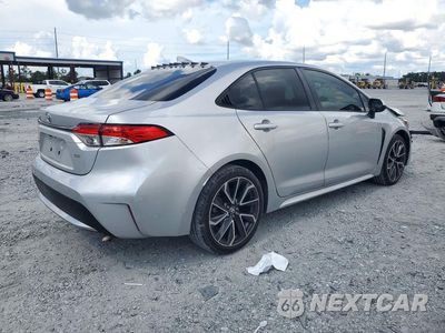 Trzecie zdjęcie samochodu z tyłu: 2020 TOYOTA COROLLA LE VIN:JTDEPRAE6LJ075915 - miniatura