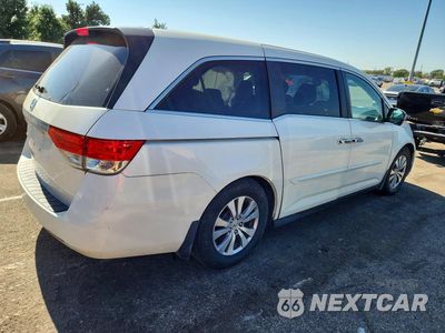 Trzecie zdjęcie samochodu z tyłu: 2014 HONDA ODYSSEY EXL VIN:5FNRL5H60EB076900 - miniatura