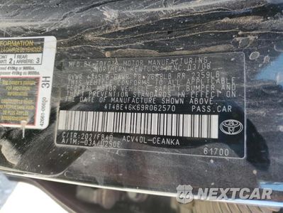 Zdjęcie 12 z 12 samochodu: 2009 TOYOTA CAMRY LE VIN:4T4BE46K69R062570 - miniatura