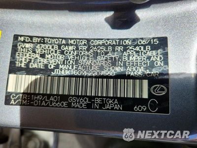 Zdjęcie 12 z 12 samochodu: 2015 LEXUS ES 350 VIN:JTHBK1GG9F2207560 - miniatura