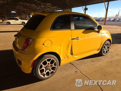 Trzecie zdjęcie samochodu z tyłu: 2012 FIAT 500 SPORT VIN:3C3CFFBR7CT343278 - miniatura