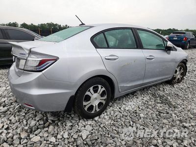 Trzecie zdjęcie samochodu z tyłu: 2013 HONDA CIVIC HYBRID VIN:19XFB4F22DE203618 - miniatura