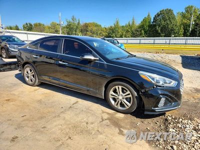 Czwarte zdjęcie samochodu z boku: 2019 HYUNDAI SONATA SEL VIN:5NPE34AF9KH819926 - miniatura
