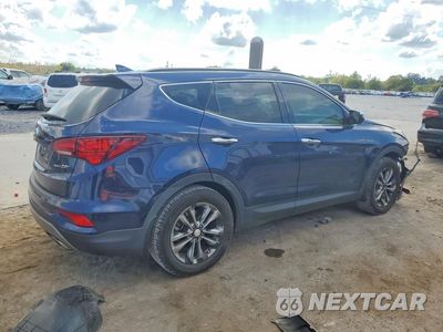 Trzecie zdjęcie samochodu z tyłu: 2018 HYUNDAI SANTA FE SPORT 2.0T VIN:5XYZU4LA8JG537430 - miniatura