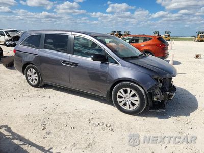 Czwarte zdjęcie samochodu z boku: 2015 HONDA ODYSSEY SE VIN:5FNRL5H30FB501748 - miniatura