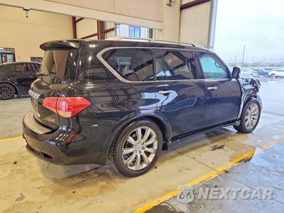 Trzecie zdjęcie samochodu z tyłu: 2014 INFINITI QX80 BASE VIN:JN8AZ2NE5E9068229 - miniatura