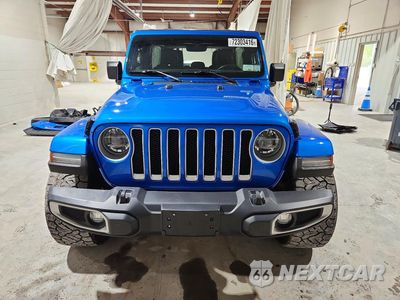 Piąte zdjęcie samochodu w środku: 2021 JEEP WRANGLER UNLIMITED SAHARA VIN:1C4HJXEG9MW855376 - miniatura