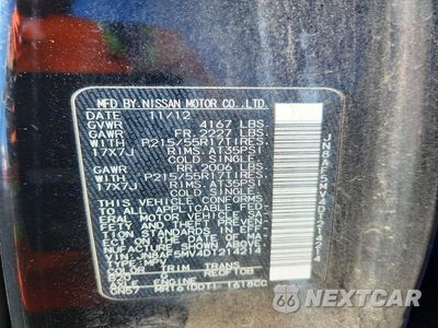 Zdjęcie 13 z 13 samochodu: 2013 NISSAN JUKE S VIN:JN8AF5MV4DT214214 - miniatura