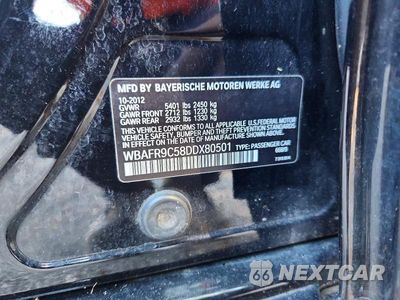 Zdjęcie 12 z 12 samochodu: 2013 BMW 550 I VIN:WBAFR9C58DDX80501 - miniatura