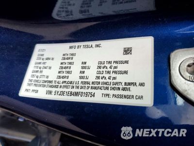 Zdjęcie 12 z 12 samochodu: 2021 TESLA MODEL 3 VIN:5YJ3E1EB4MF019754 - miniatura