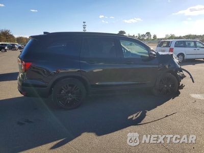 Trzecie zdjęcie samochodu z tyłu: 2022 HONDA PILOT BLACK VIN:5FNYF6H7XNB047891 - miniatura