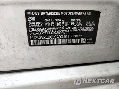 Zdjęcie 12 z 12 samochodu: 2020 BMW X7 XDRIVE40I VIN:5UXCW2C00L9A03159 - miniatura