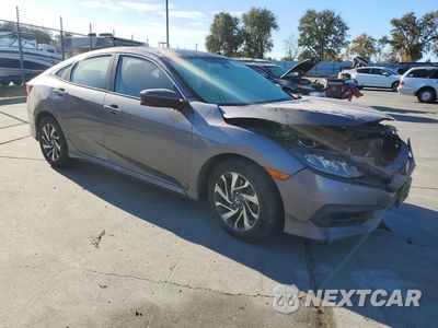 Czwarte zdjęcie samochodu z boku: 2017 HONDA CIVIC EX VIN:19XFC2F74HE227700 - miniatura