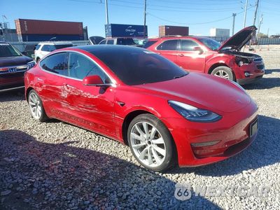 Czwarte zdjęcie samochodu z boku: 2020 TESLA MODEL 3 VIN:5YJ3E1EA3LF775162 - miniatura