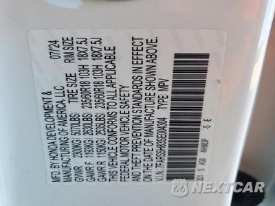 Zdjęcie 13 z 13 samochodu: 2025 HONDA CR-V SPORT-L VIN:7FARS5H83SE004304 - miniatura
