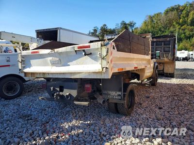 Trzecie zdjęcie samochodu z tyłu: 2008 FORD F450 SUPER DUTY DUMP TRUCK VIN:1FDXF46R98EA19392 - miniatura