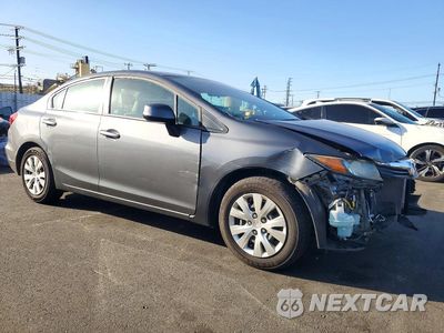 Czwarte zdjęcie samochodu z boku: 2012 HONDA CIVIC LX VIN:19XFB2F53CE362452 - miniatura