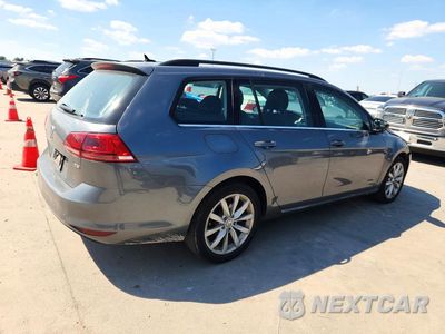 Trzecie zdjęcie samochodu z tyłu: 2017 VOLKSWAGEN GOLF SPORTWAGEN S VIN:3VWC17AU7HM541086 - miniatura