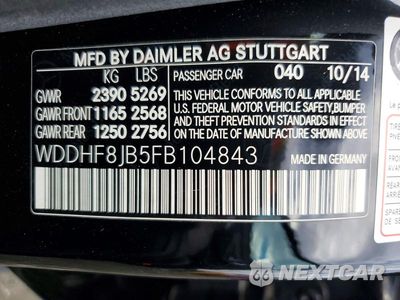 Zdjęcie 13 z 13 samochodu: 2015 MERCEDES-BENZ E 350 4MATIC VIN:WDDHF8JB5FB104843 - miniatura