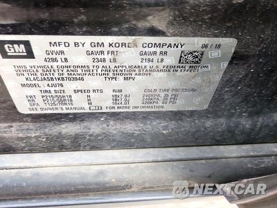Zdjęcie 13 z 13 samochodu: 2019 BUICK ENCORE PREFERRED VIN:KL4CJASB1KB703946 - miniatura