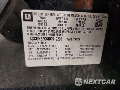 Zdjęcie 12 z 12 samochodu: 2017 CHEVROLET SILVERADO K1500 LTZ VIN:3GCUKSEC6HG519295 - miniatura
