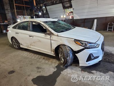Czwarte zdjęcie samochodu z boku: 2018 HYUNDAI SONATA SEL VIN:5NPE34AF7JH656370 - miniatura