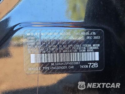 Zdjęcie 12 z 12 samochodu: 2023 MITSUBISHI MIRAGE ES VIN:ML32AUHJ5PH003887 - miniatura