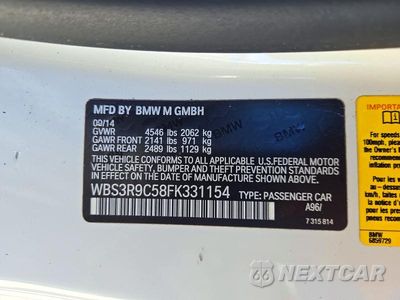 Zdjęcie 13 z 13 samochodu: 2015 BMW M4 VIN:WBS3R9C58FK331154 - miniatura