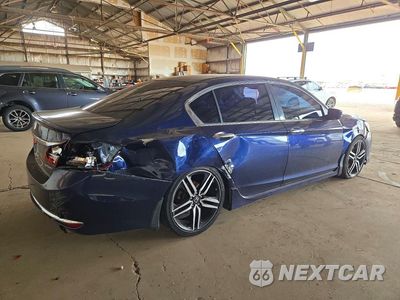 Trzecie zdjęcie samochodu z tyłu: 2017 HONDA ACCORD SPORT VIN:1HGCR2F5XHA088144 - miniatura