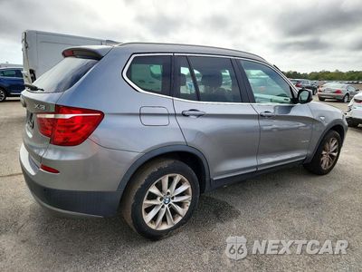 Trzecie zdjęcie samochodu z tyłu: 2012 BMW X3 XDRIVE28I VIN:5UXWX5C57CL720682 - miniatura
