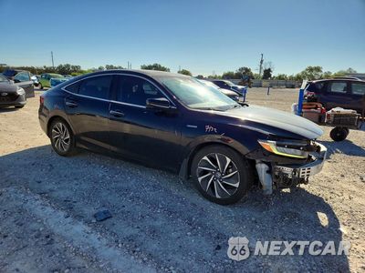 Czwarte zdjęcie samochodu z boku: 2019 HONDA INSIGHT TOURING VIN:19XZE4F99KE019758 - miniatura