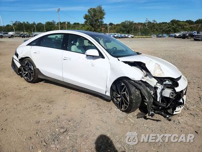 Czwarte zdjęcie samochodu z boku: 2023 HYUNDAI IONIQ 6 LIMITED VIN:KMHM54AC1PA052174 - miniatura