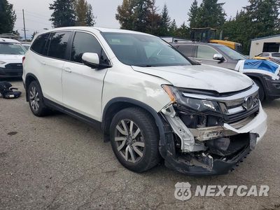 Czwarte zdjęcie samochodu z boku: 2020 HONDA PILOT EXL VIN:5FNYF6H51LB017738 - miniatura