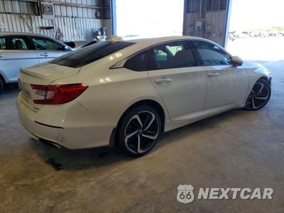 Trzecie zdjęcie samochodu z tyłu: 2020 HONDA ACCORD SPORT VIN:1HGCV1F33LA154773 - miniatura