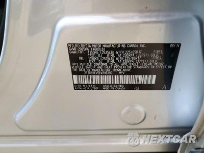 Zdjęcie 12 z 12 samochodu: 2014 TOYOTA RAV4 XLE VIN:2T3RFREV5EW196390 - miniatura