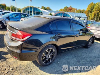 Trzecie zdjęcie samochodu z tyłu: 2015 HONDA CIVIC LX VIN:19XFB2F5XFE255998 - miniatura