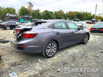 Trzecie zdjęcie samochodu z tyłu: 2020 HONDA INSIGHT TOURING VIN:19XZE4F92LE007582 - miniatura